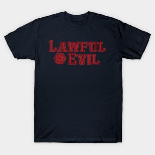 Lawful Evil D20 T-Shirt